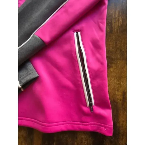 ✨ FootJoy Women’s Performance Full-Zip Jacket – Size M (Pink/Grey Colorblock) ✨ - Picture 4 of 6